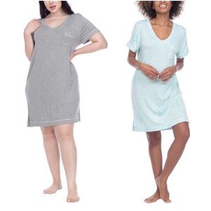Honeydew Ladies Jersey Sleep Shirts 2-Pack